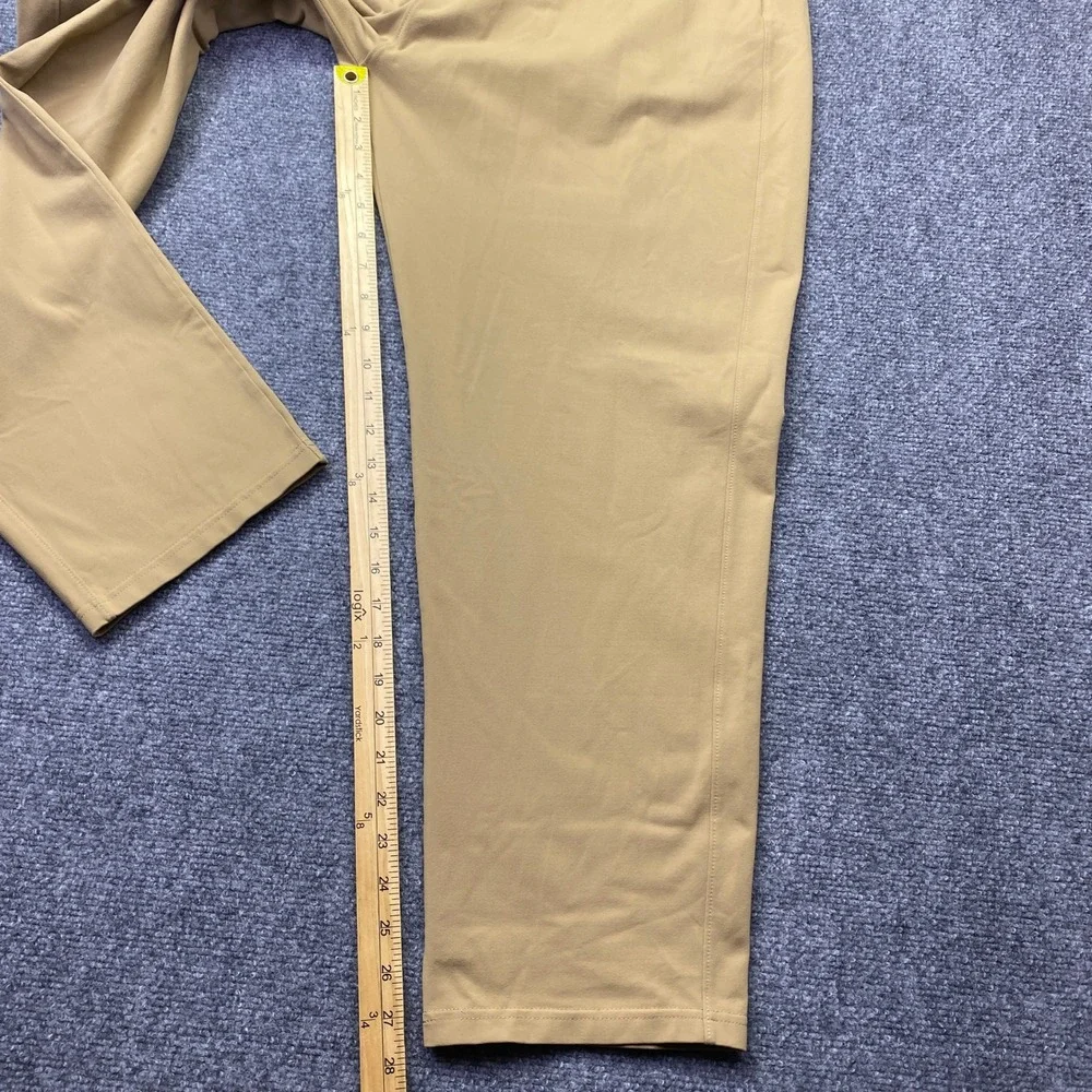 Public Rec All Day Every Day‎ Pant Mens Sz 42 Tan Khaki Stretch Tapered Grunge